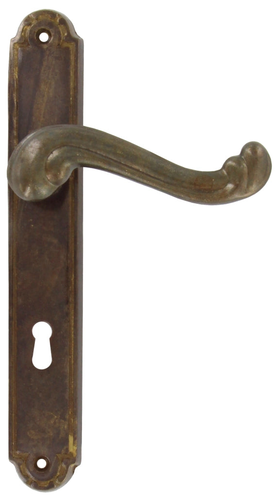 MANIGLIA OTTONE BRONZATO BAROCCO Q. 8/90- 4,0 pz