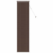 Tenda Veneziana | Tenda a lamelle Marrone Scuro con Motivo 213 x 60 cm 25 mm PVC