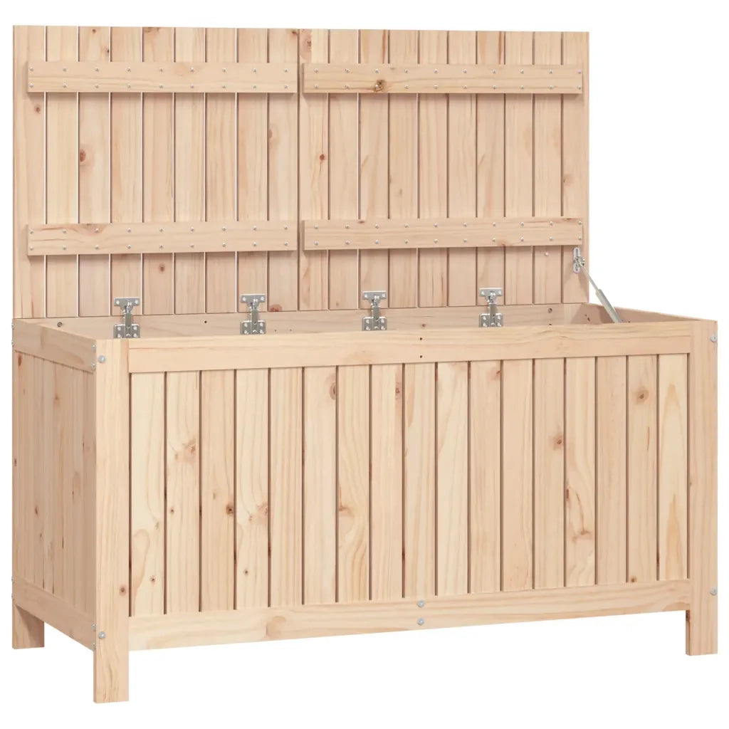 Contenitore da Giardino 121x55x64 cm in Legno Massello di Pino 823843
