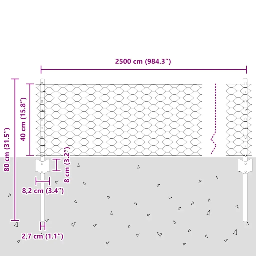 Recinzione da Giardino | Recinzione con Posto Argento