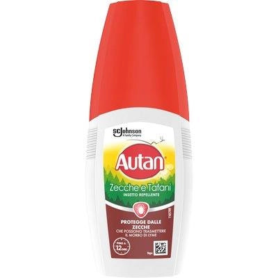 REPELLENTE INSETTI ZECCHE E TAFANI AUTAN - SPRAY VAPO ML 100- 6 pezzi