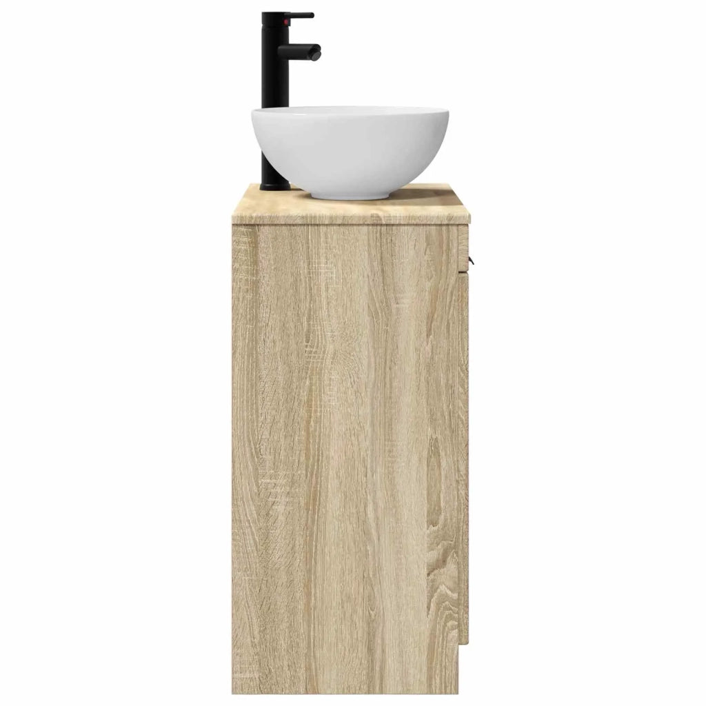 Mobile da bagno con lavabo Rovere Sonoma 54 x 35 x 83 cm