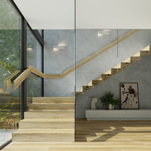 Lampada da parete Sigma Persian Indigo 2x15W LED rettangolare grigio cemento