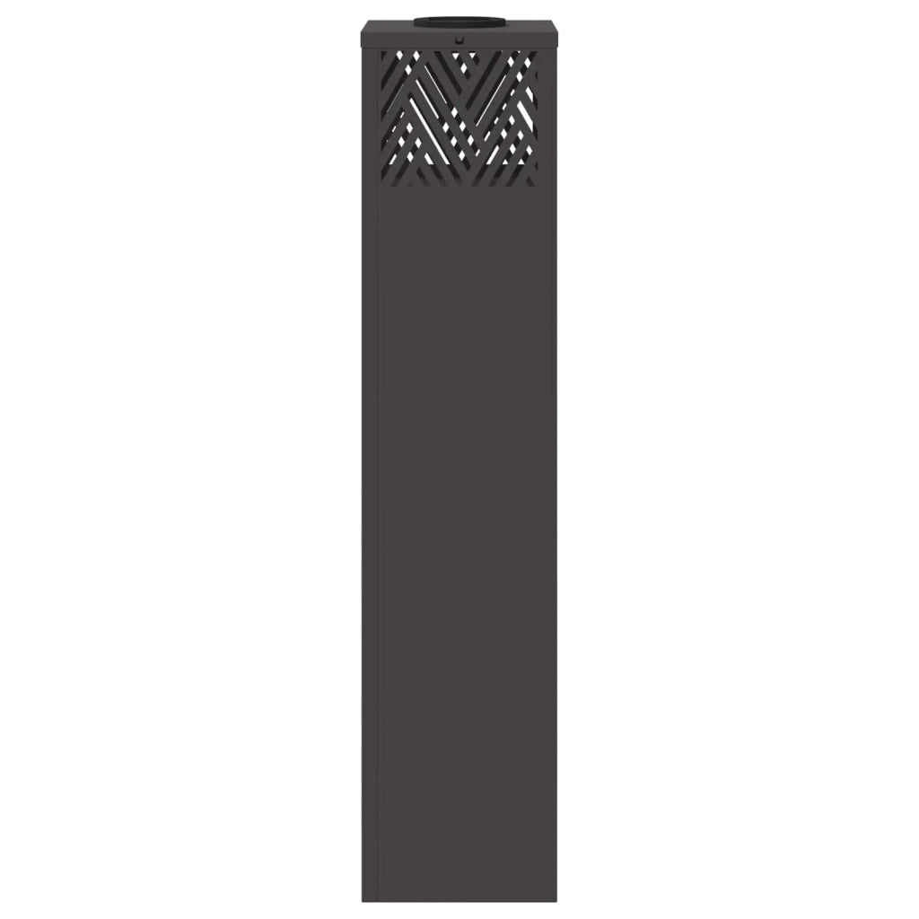 Faro LED solare per sentieri 2 pz Nero CFW6202803