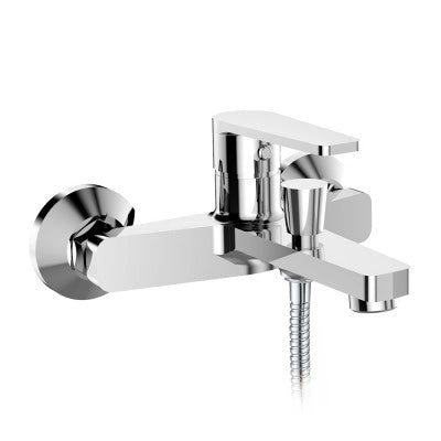 Miscelatore vasca con duplex cromato serie Recta