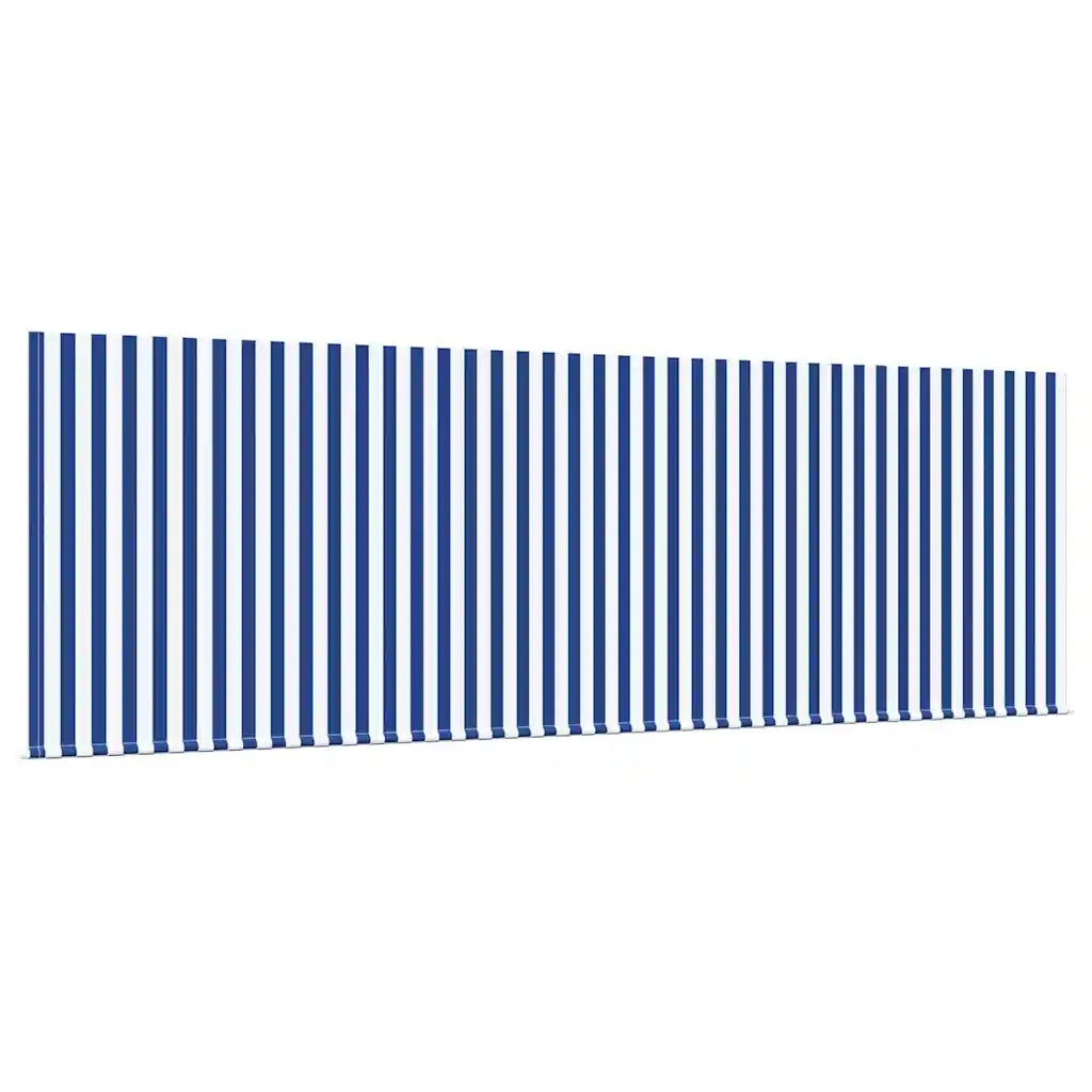 Tenda Retrattile Blu e Bianco 400 x 200 cm 3329776