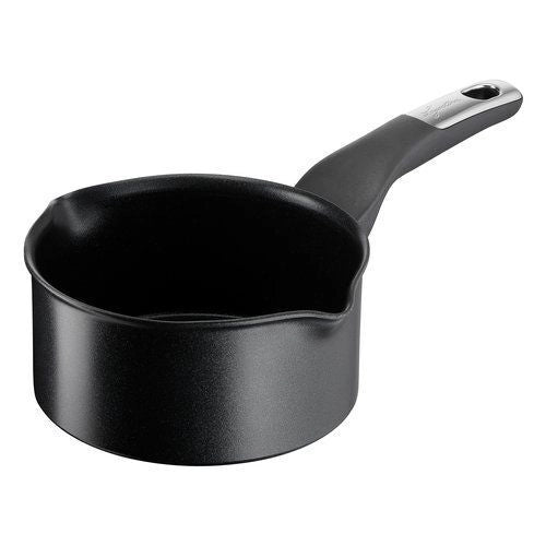 Lagostina 010271031316 Unlimited Casseruola Antiaderente con Manico Singolo Diametro 16 cm Adatta per Induzione colore Nero