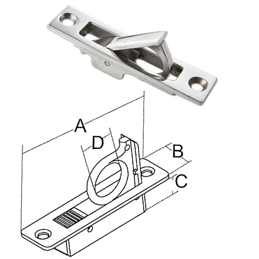 Alzapagliolo acciaio inox aisi 316