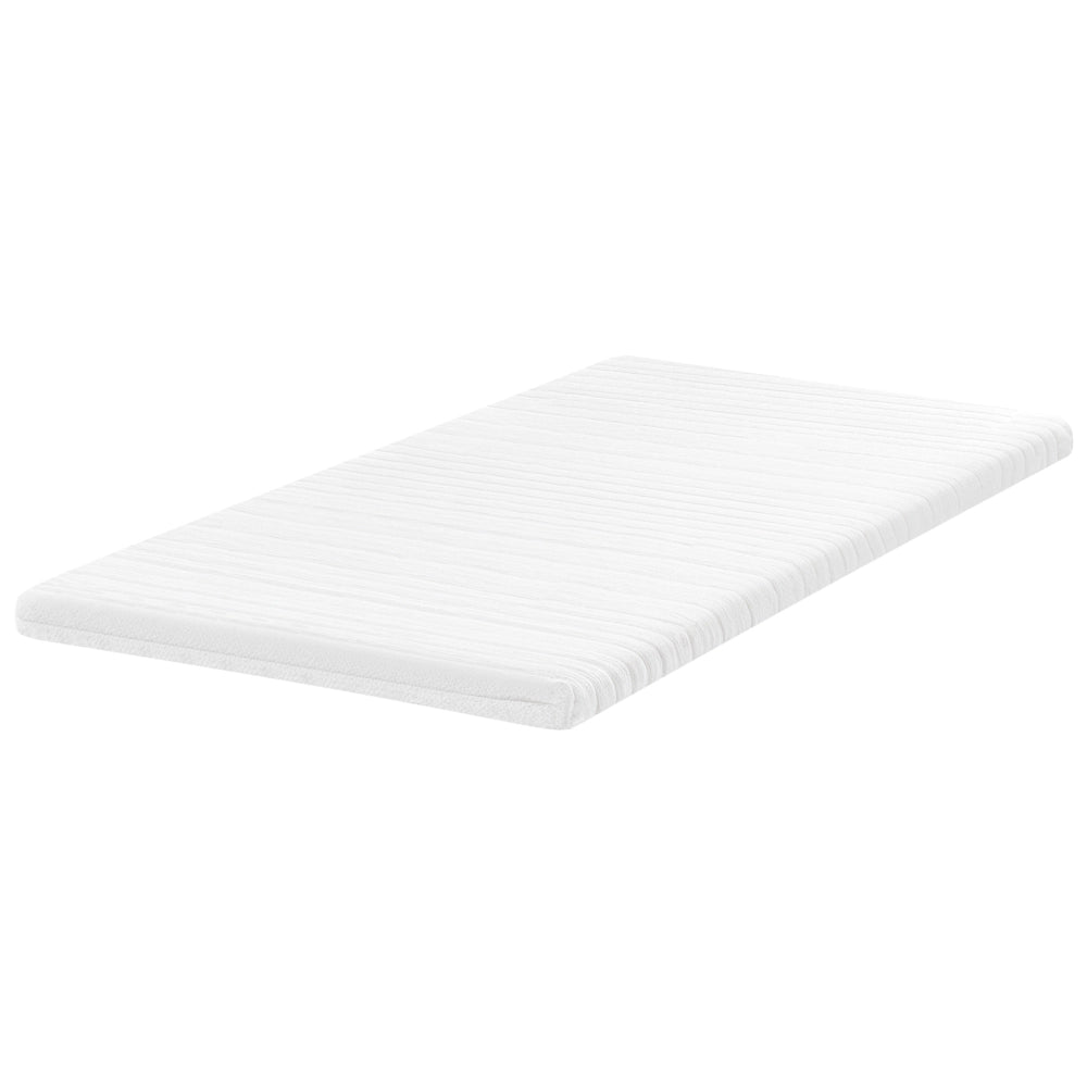 Coprimaterasso in schiuma bianca 90 x 200 cm comfort morbidezza