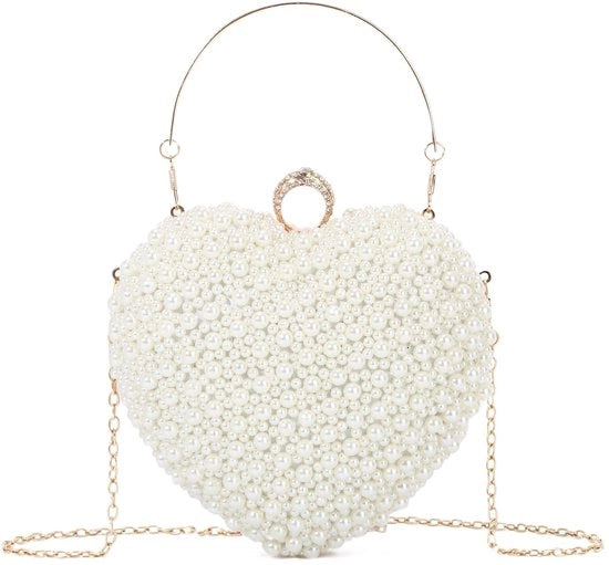 Borse a Tracolla per Donna in Forma di Cuore per Borse da Sposa Borse da Notte Borse da Festa per Prom