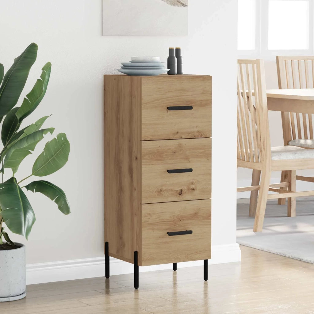 Credenza rovere artigianale 34 x 34,5 x 90 cm Legno multistrato 881568