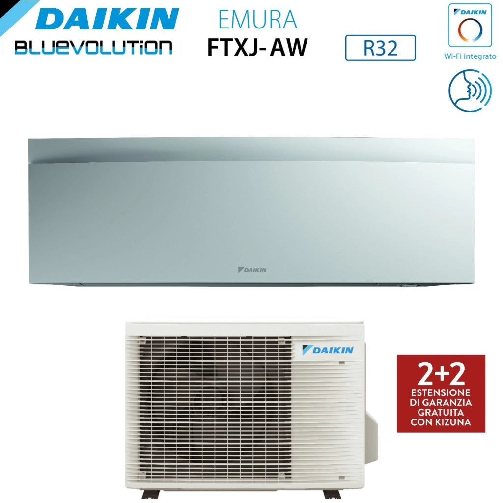 Condizionatore Daikin Emura White III 12000 Btu FTXJ35AW R-32 Wi-Fi Integrato Bianco Garanzia Italiana