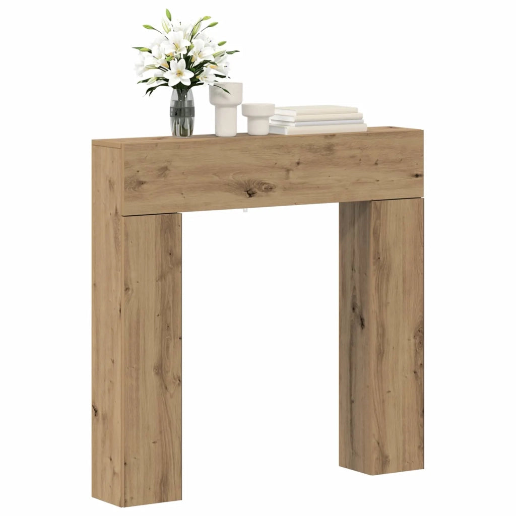 Cornice per camino Rovere Artigianale 102 x 18 x 100,5 cm 8006605