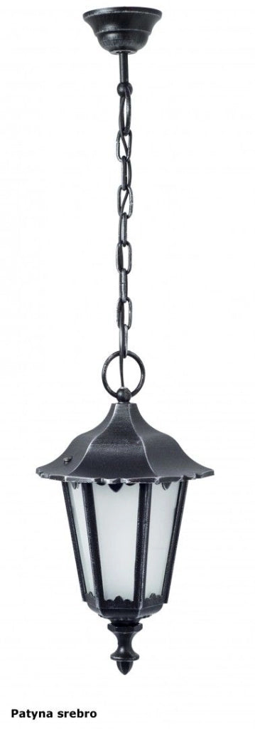 Lampada sospesa esterna Retro nera Ø21 1xE27 IP43 SU-MA