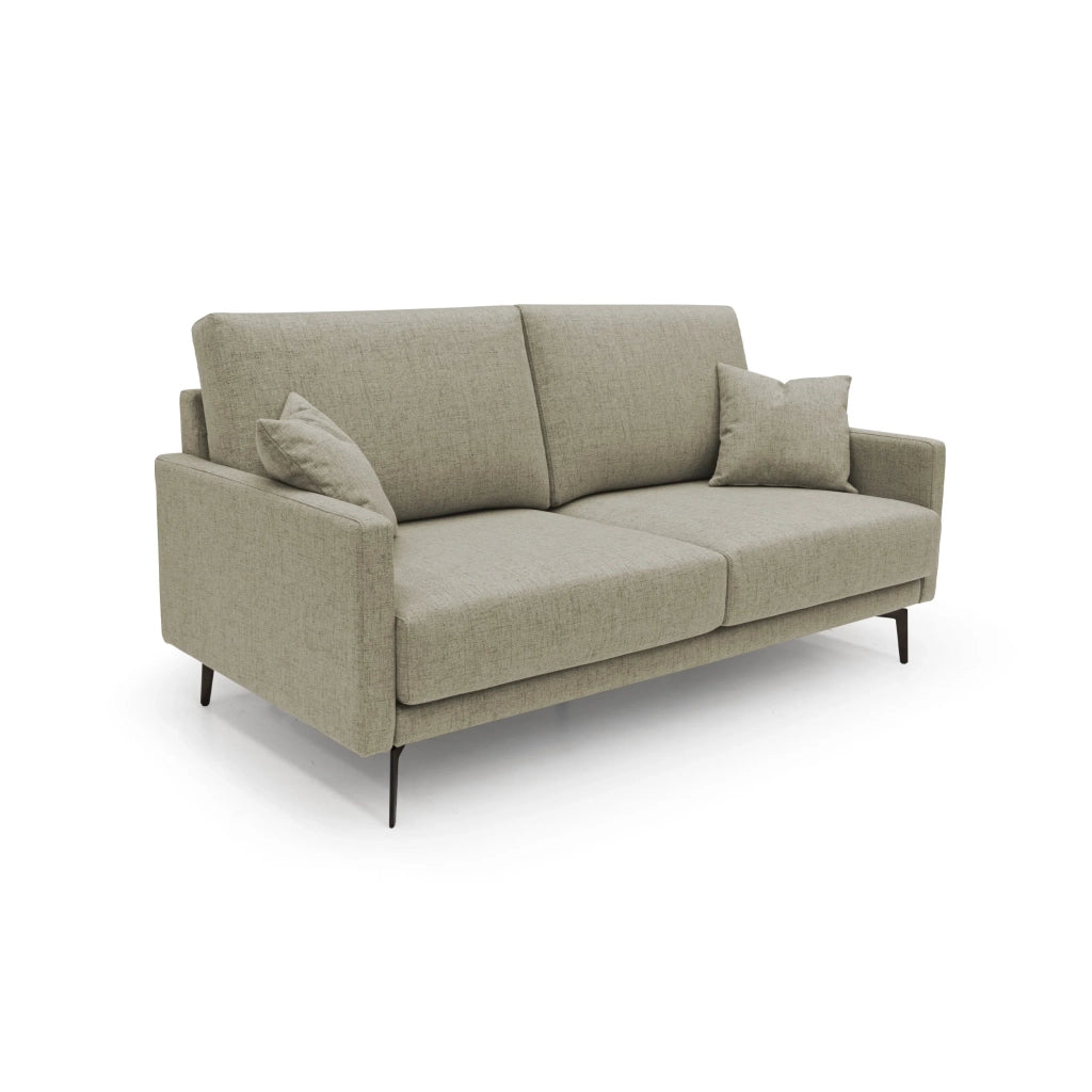 Saturno Divano moderno in tessuto morbido impermeabile T03 160 cm marrone
