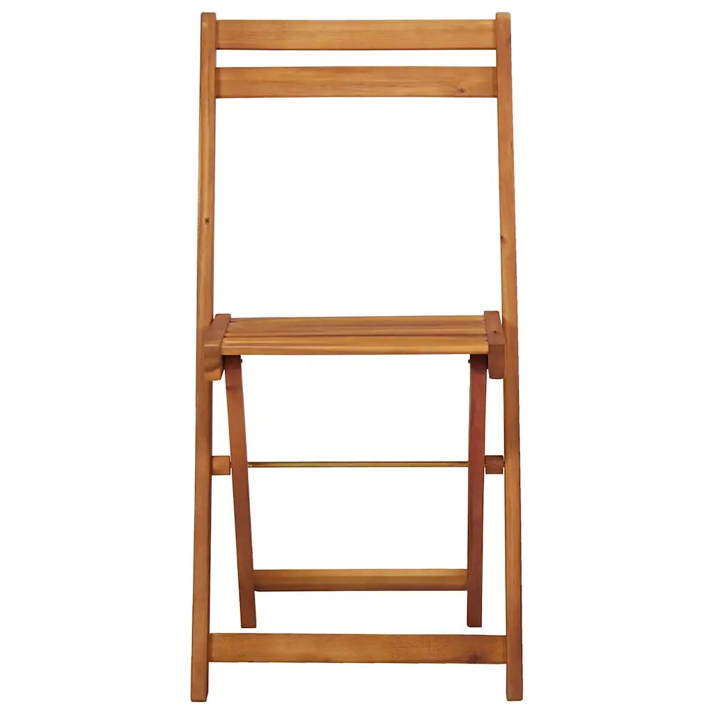 Tavolo da Giardino | Tavolino da esterno con Fioriera e 2 Sedie Bistrot Legno Acacia