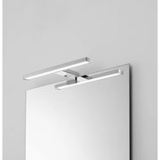 LAMPADA LED PIATTA 5W 30CM IP44 IN ABS CROMO