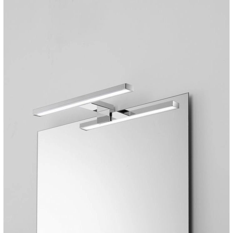 LAMPADA LED PIATTA 5W 30CM IP44 IN ABS CROMO