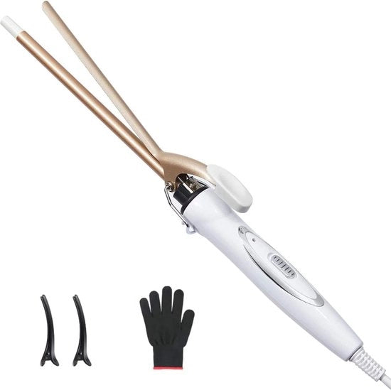 Krultang Professionale Ceramica 9 mm - Velocemente Riscaldabile e Regolabile per una Perfetta Curvatura