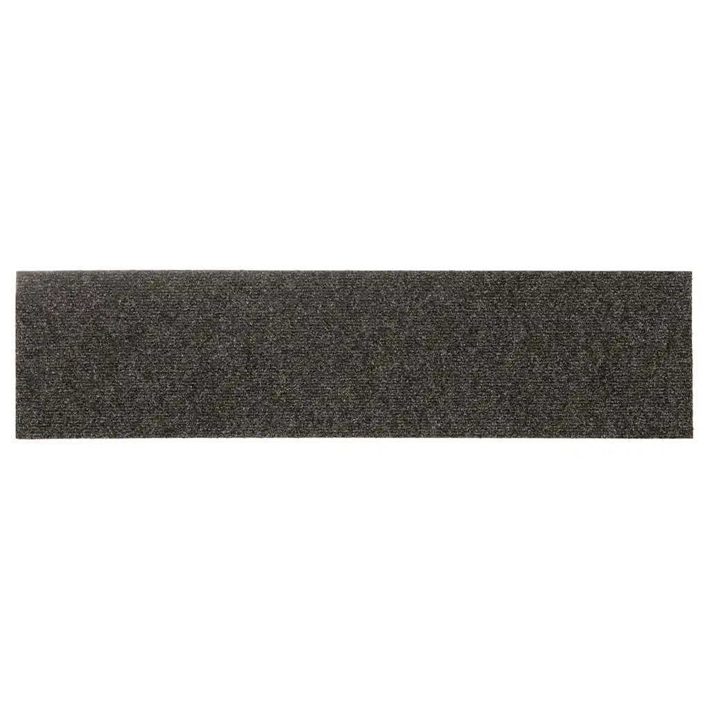 Tappetini per scale autoadesivi 30 pz 76x20 cm antracite rettangolari 3365729
