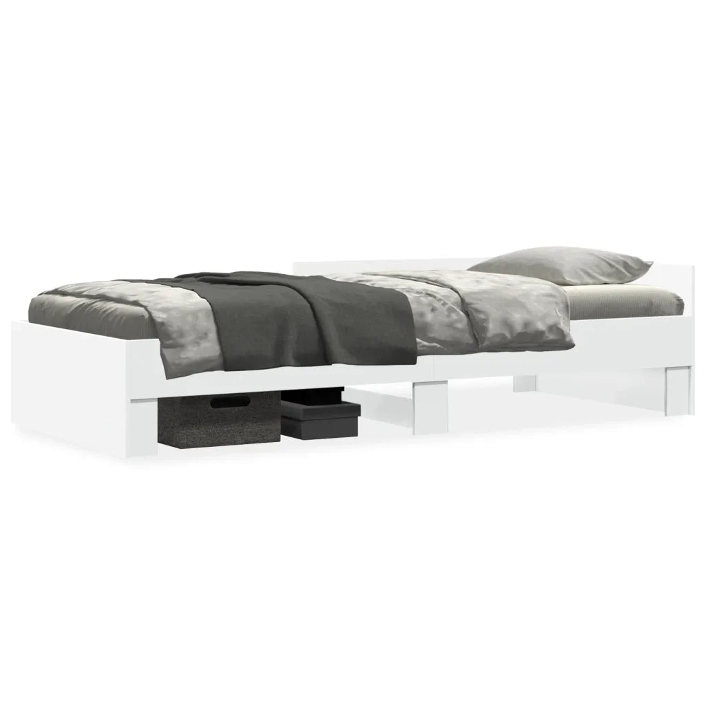 Giroletto-Struttura Letto Bianco 90x200 cm in Legno Multistrato 558250
