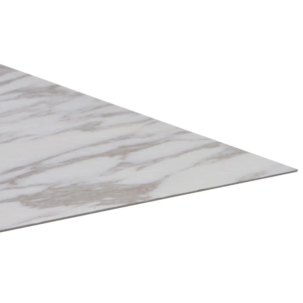 Listoni Pavimenti Adesivi 20 pz in PVC 1,86 mÂ² Marmo Bianco cod mxl 54414