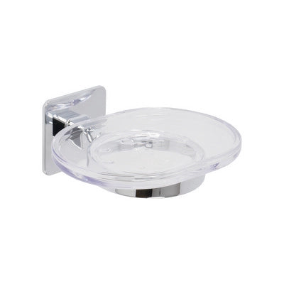 PORTA SAPONE MOD. COLD WIND- Cromo cm 12 x h.5,3 x 11,3- METAF- pezzi 1