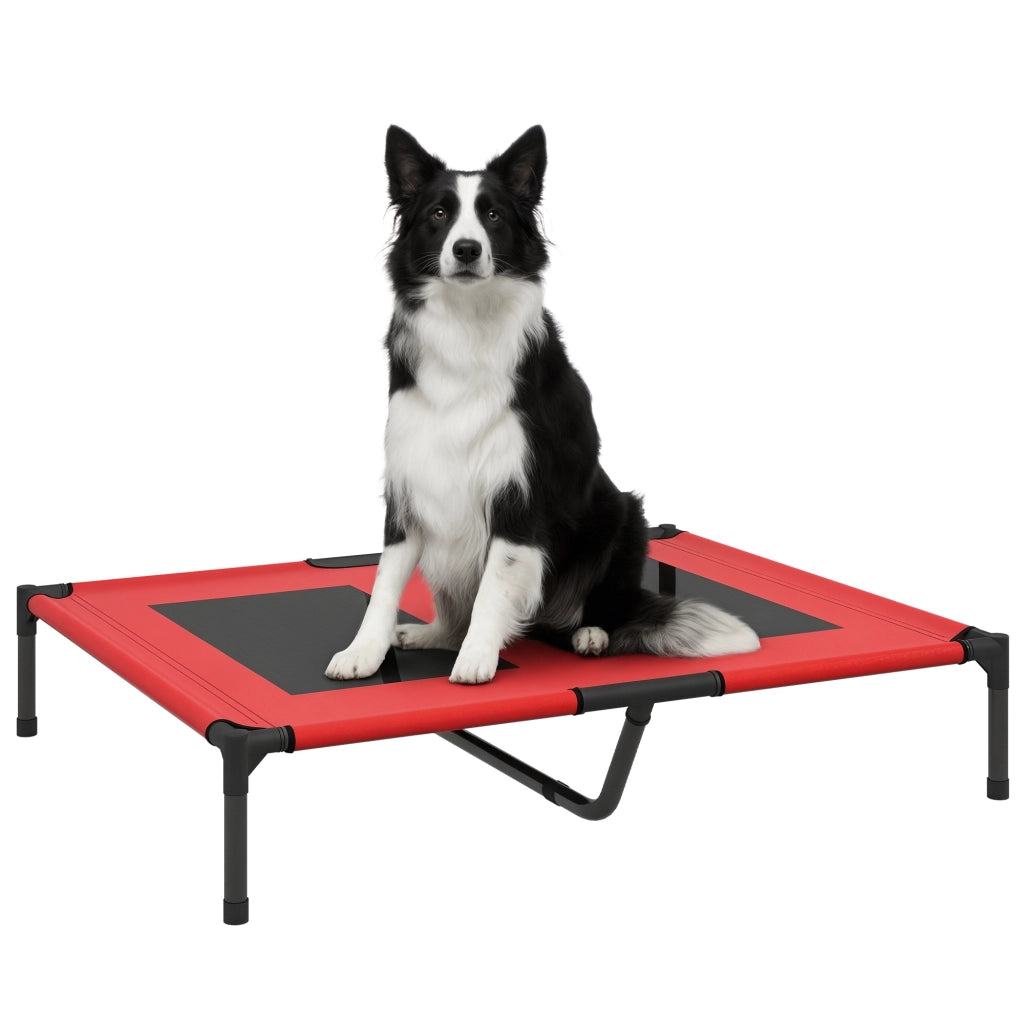 Letto per cani rialzato ¨C Xylo ¨C Rosso 92x76x18cm