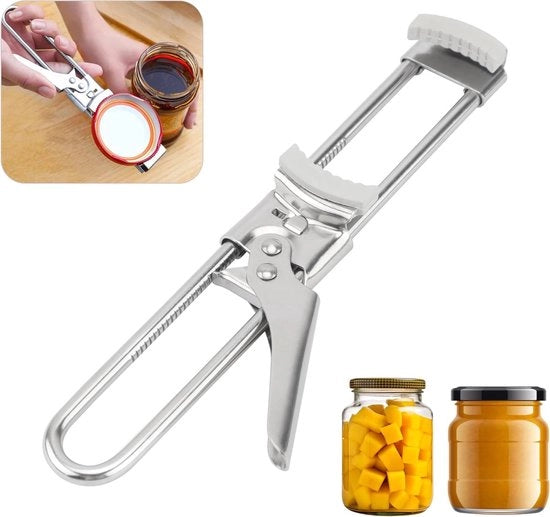 Opener per vetro a viti multifunzione regolabile in acciaio inossidabile per vetri a viti - uso domestico e ristorante