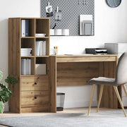 Scrivania con cassetto 2 pcs Rovere artigianale 3337376