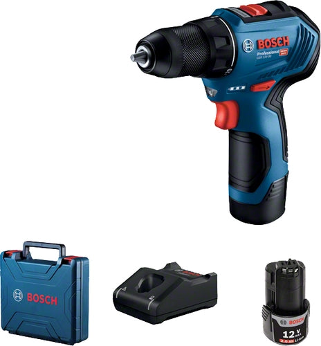 Bosch GSR 12V-30 Professional 1600 Giri/min Blu