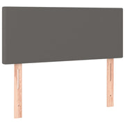 Testiera | Testata Grigia 80x5x78/88 cm in Similpelle