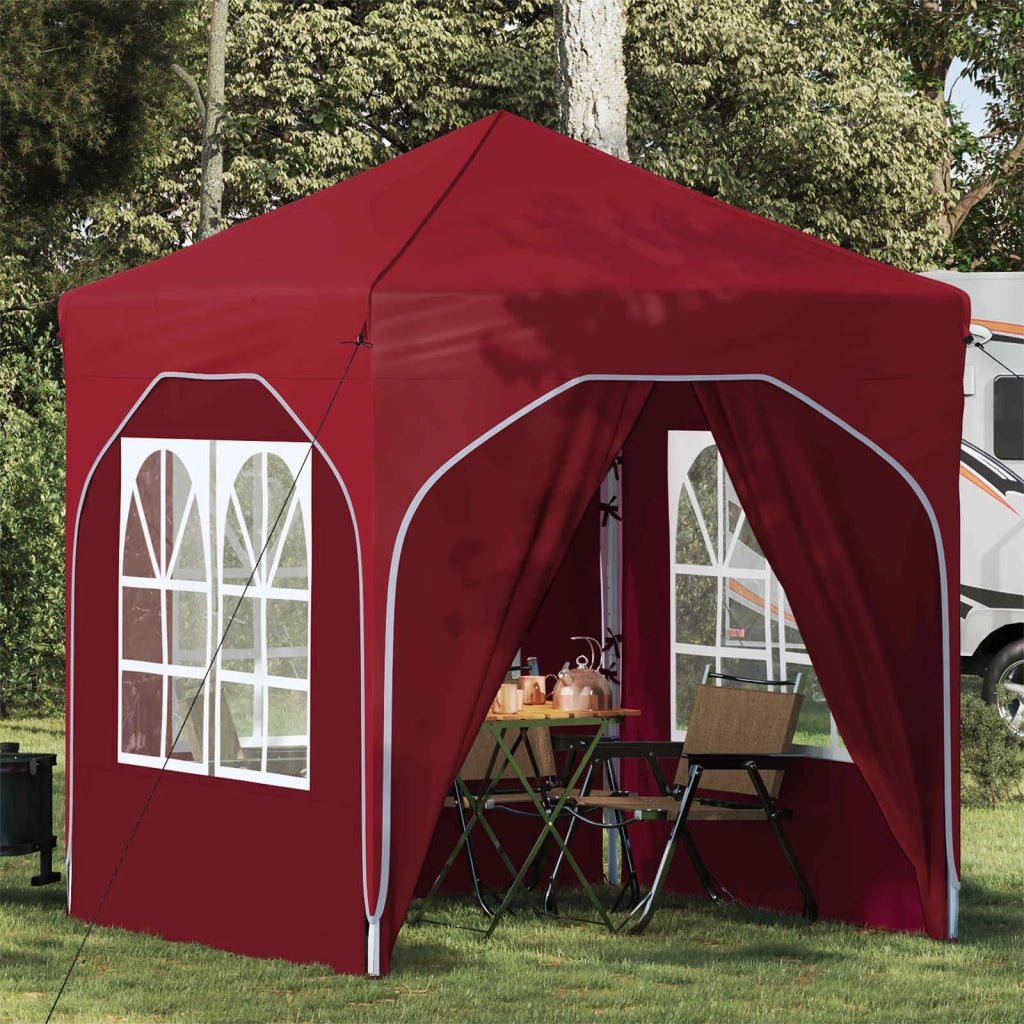 Tenda per feste a pop-up 192 x 192 x 245 cm Borgogna