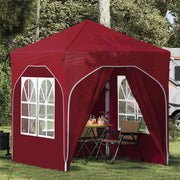 Tenda per feste a pop-up 192 x 192 x 245 cm Borgogna