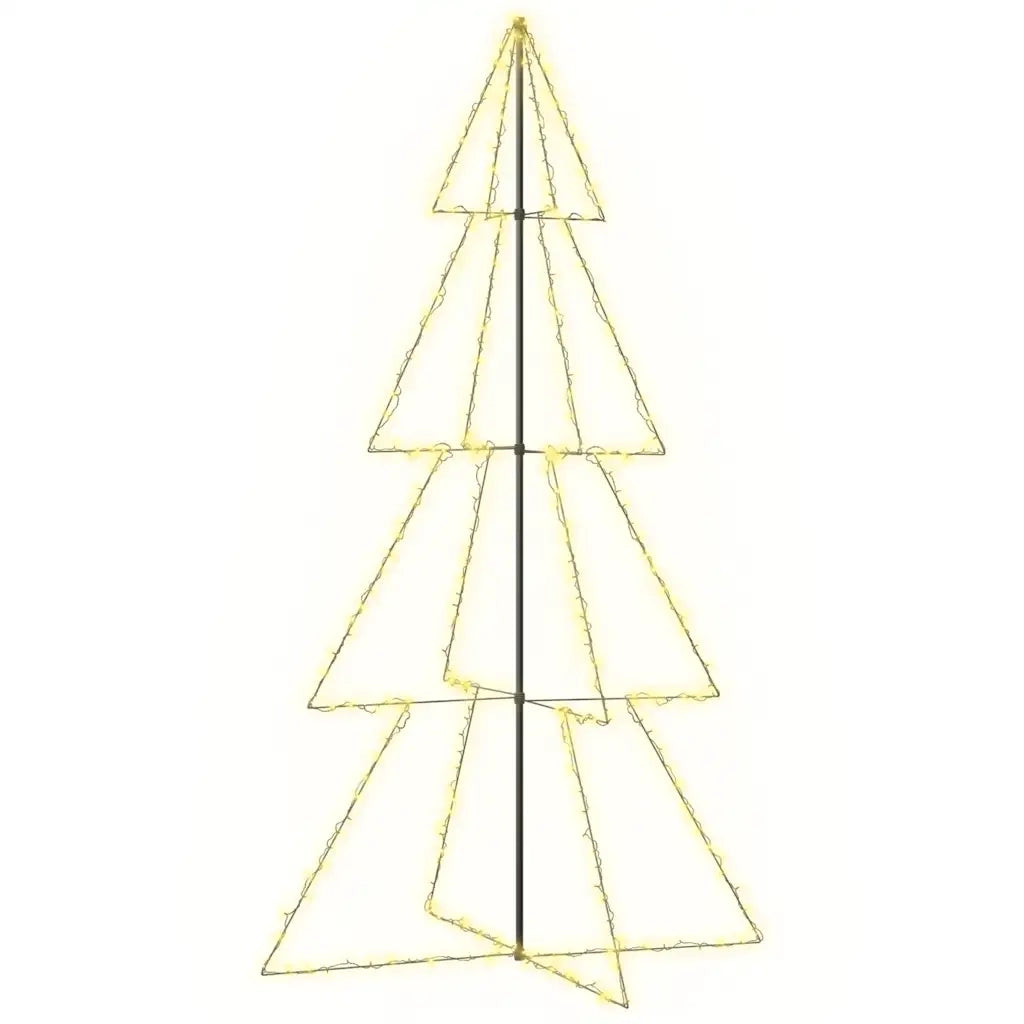 Albero di Natale a Cono 360 LED per Interni Esterni 143x250 cm cod mxl 26647