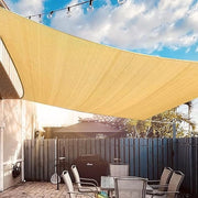 Parasole rettangolare 2 x 3 m - protezione UV - respirabile - giardino terrazza - pergola - giardino posteriore - colore sabbia