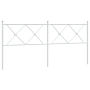Testiera | Testata di Ricambio in Metallo Bianco 180 cm