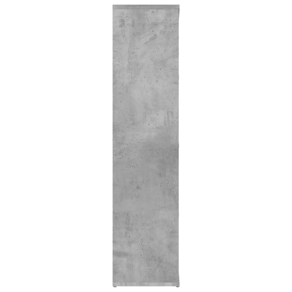 Libreria Grigio Cemento 50x25x106 cm in Legno Multistrato 801111