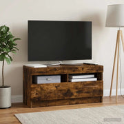 Mobile TV LED Rovere Fumo Legno ingegnerizzato 897880