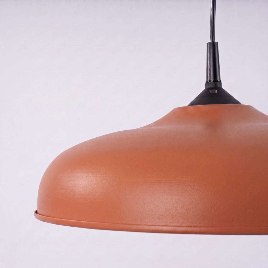 Lampada a sospensione GINA ocra rossa