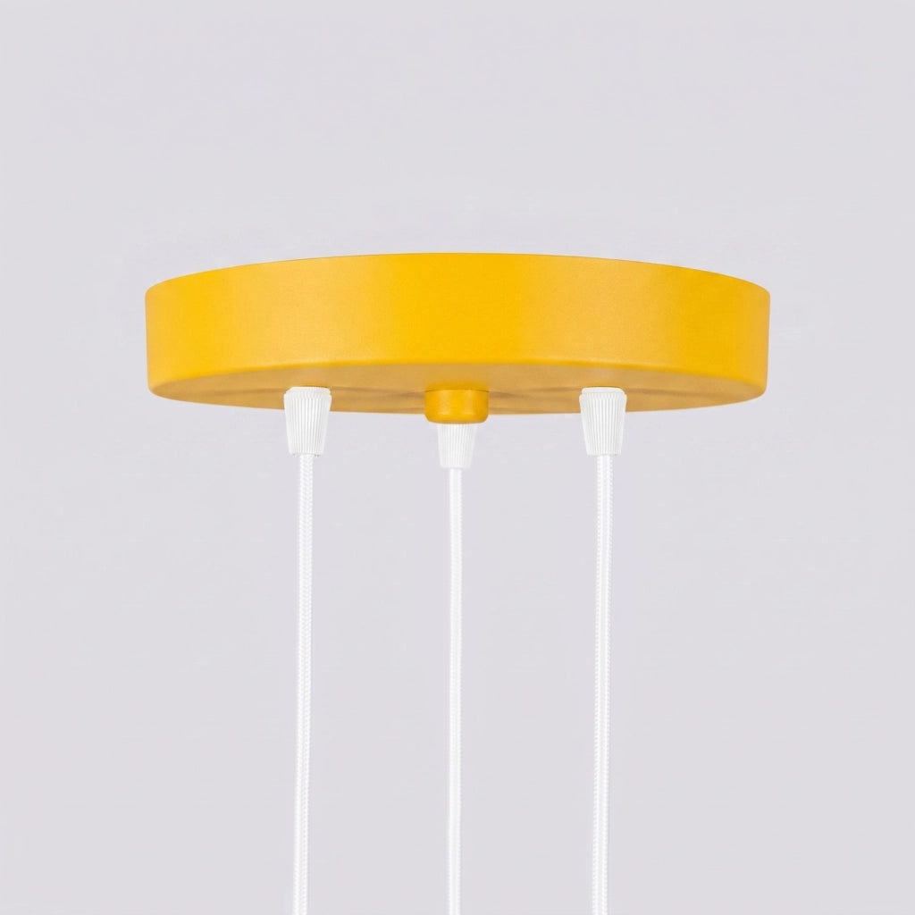 Lampada a sospensione KARBON 3P giallo