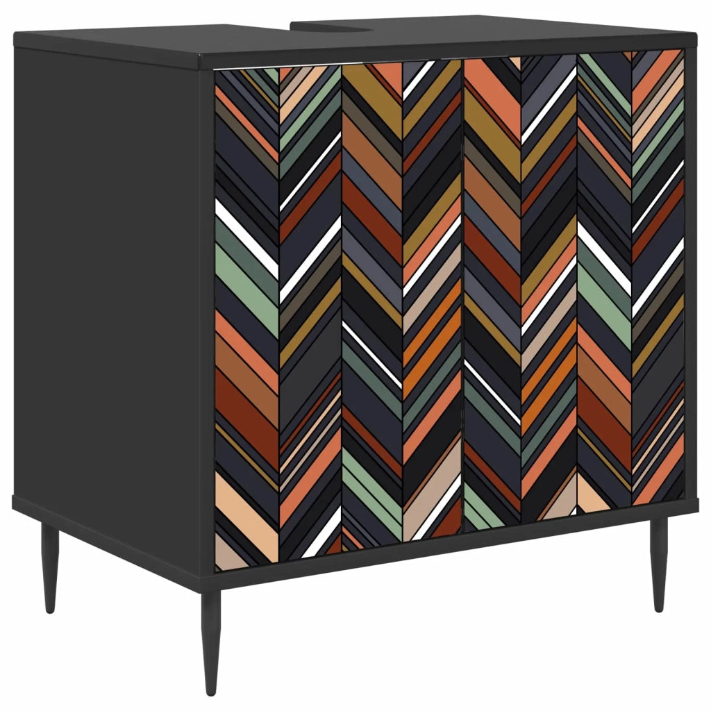 Mobile da Bagno OMMEN Rovere Nero 60 x 40 x 61 cm 8007419