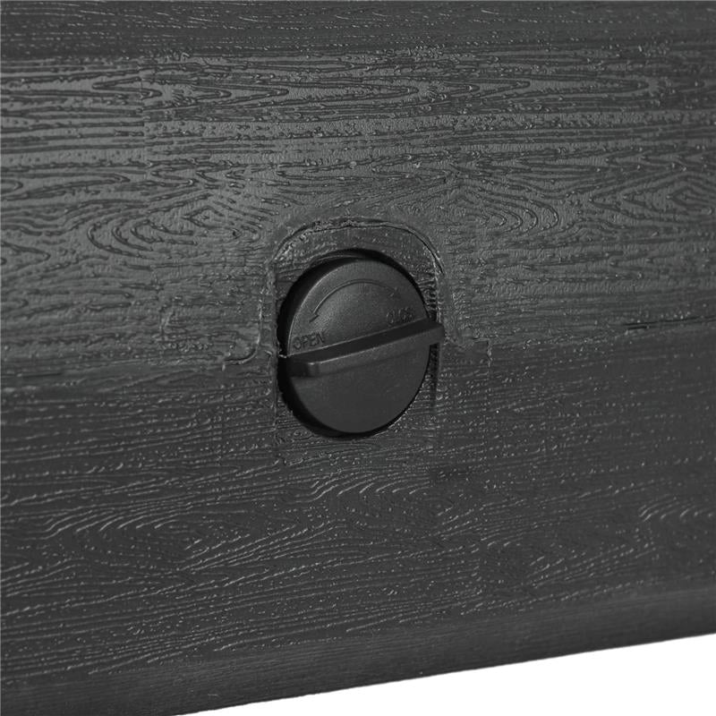 BASE PER OMBRELLONE DA GIARDINO 3.5 M CON MANIGLIE, IN HDPE E ACCIAIO, 49X49X36.5 CM, NERO