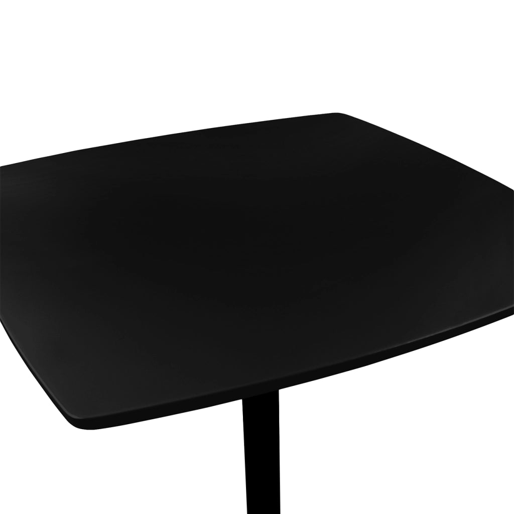 Tavolo quadrato 70x70 cm, tavolo da pranzo nero mod. Thomas - TQ10-7.7TH