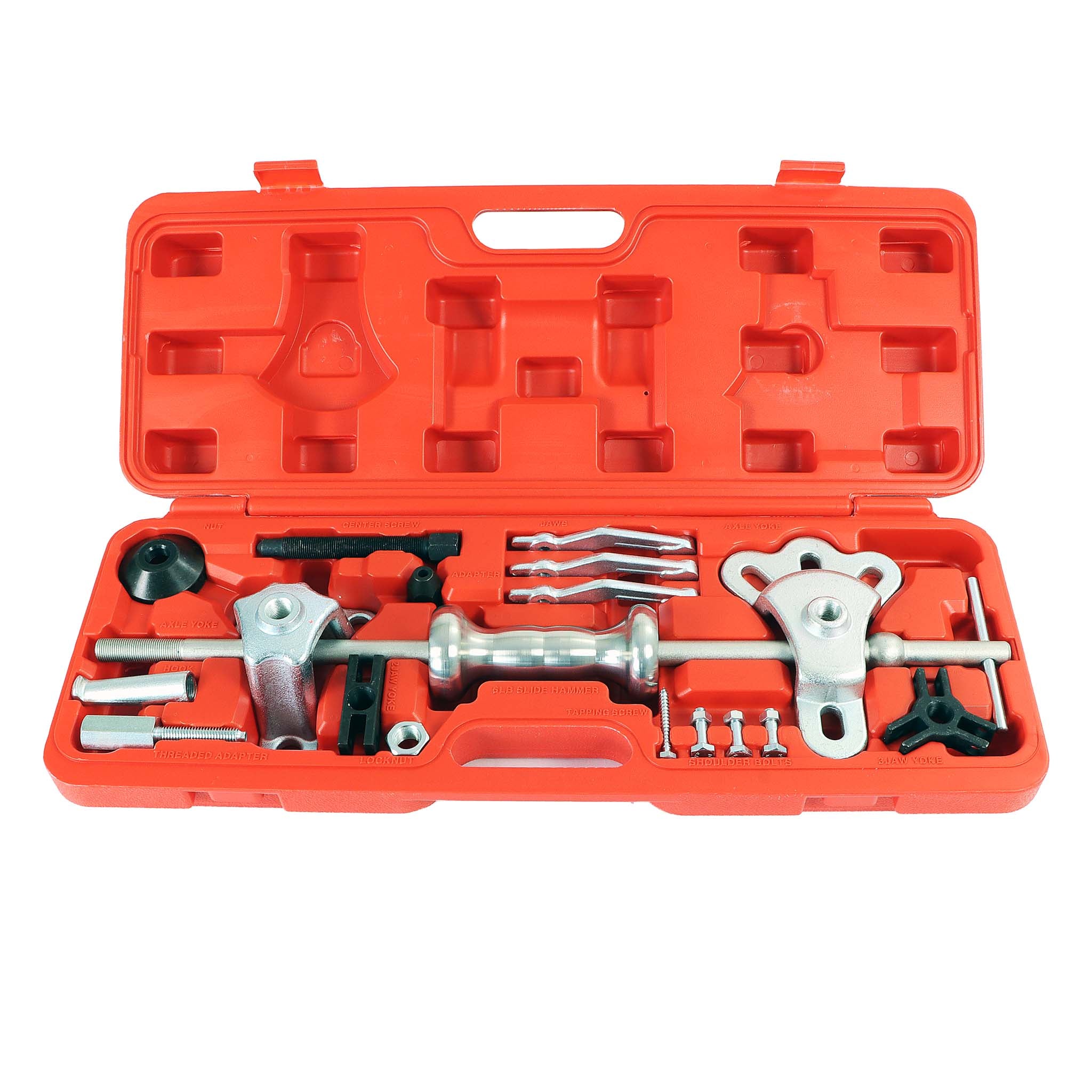 Set estrattore per cuscinetti mozzi ruota 4 e 5 fori con martello scorrevole