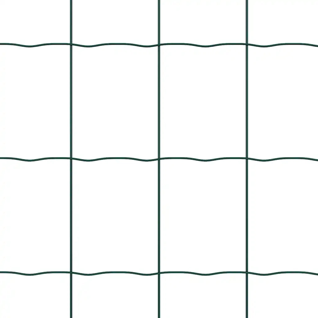 Recinzione Euro Verde 0,8 x 10 m Ferro rivestito in PVC 42004356