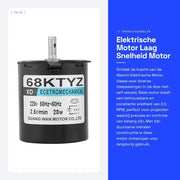 Motore elettrico a bassa velocità - 220V - 2,5 giri al minuto - Motore a magneti permanenti - Adatto per DIY - Modello 2,5 giri al minuto