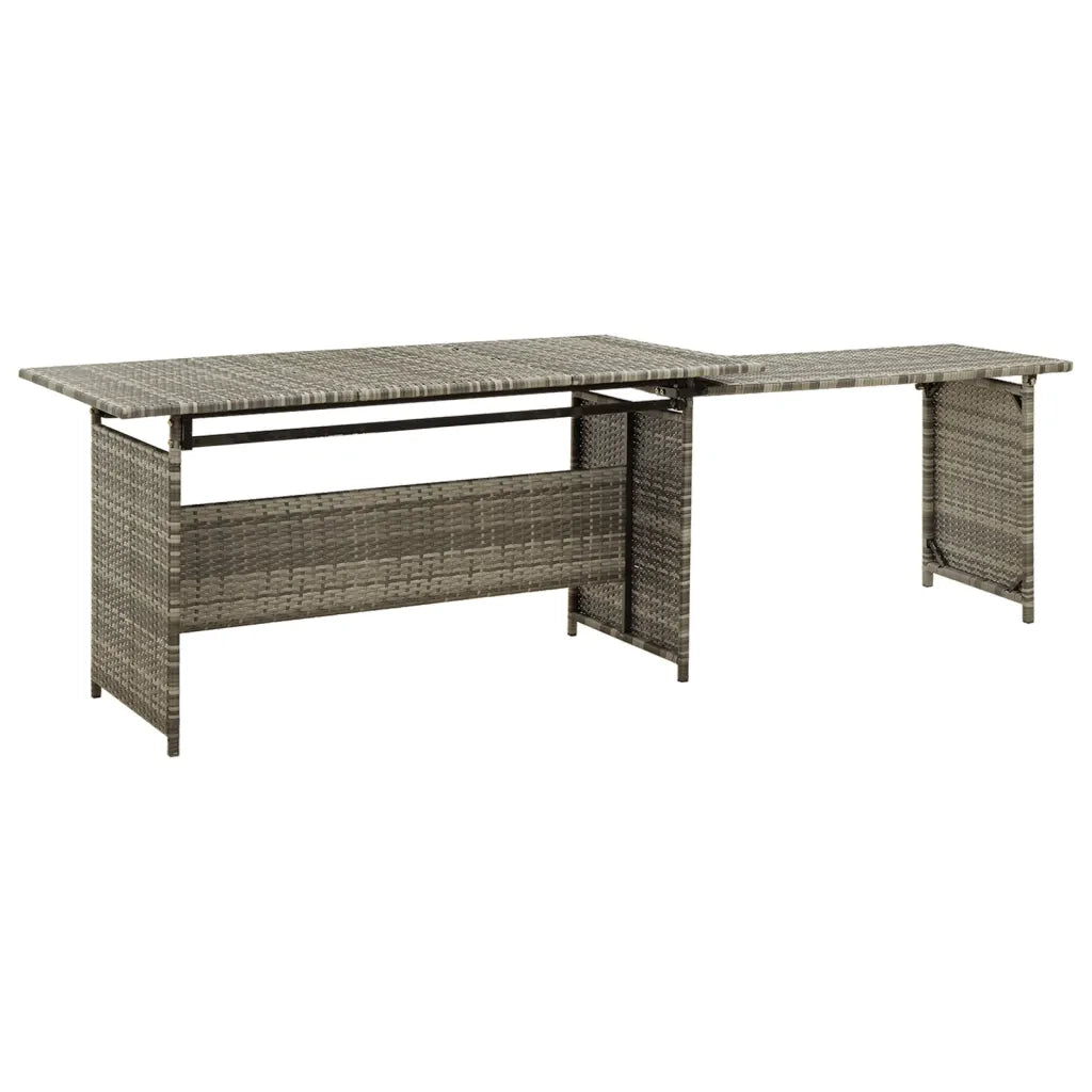 Set Divani da Giardino 2 pz con Cuscini in Polyrattan Grigio cod mxl 40759