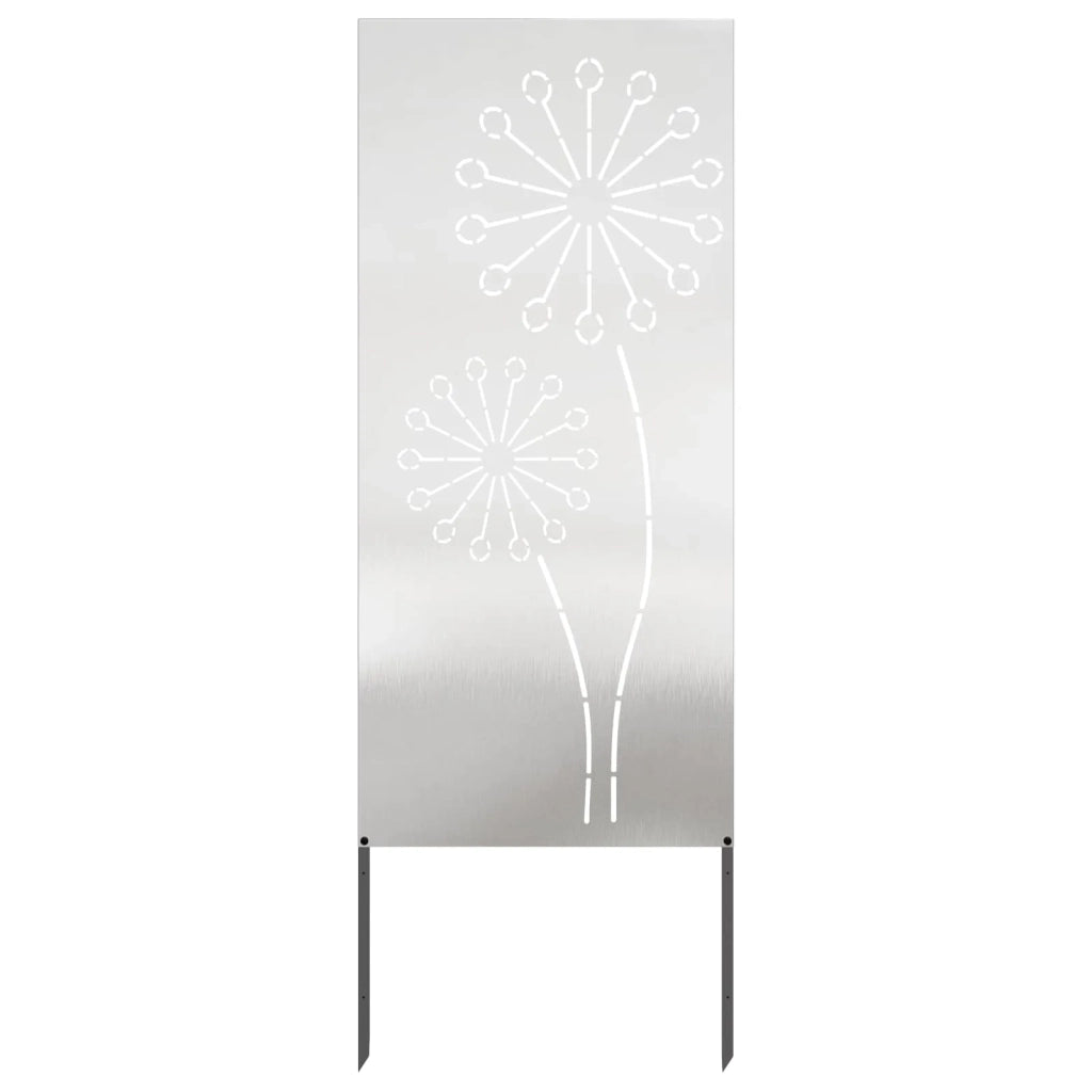 Schermo per privacy in giardino Traforo Argento 50 x 140 cm