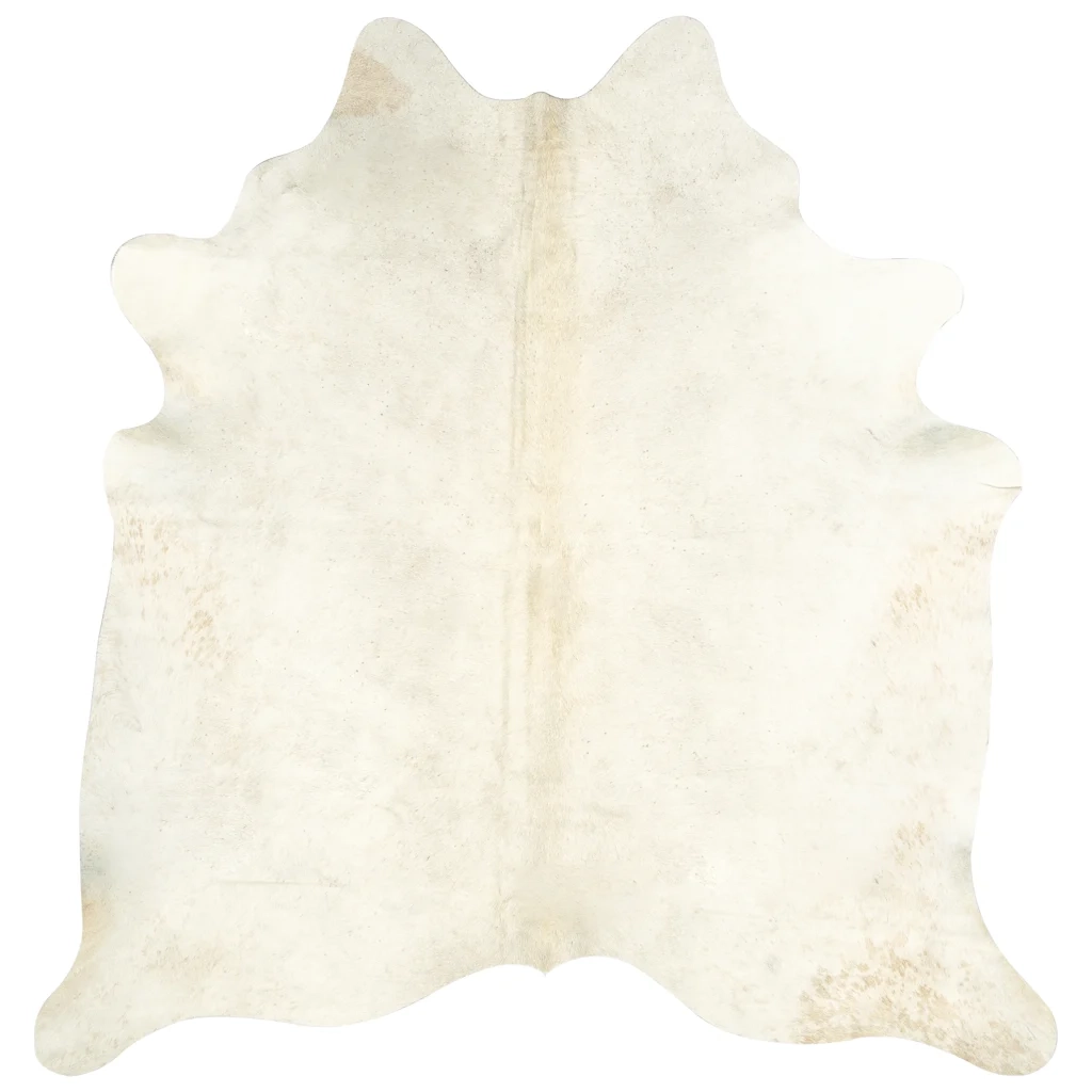 Tappeto in Vera Pelle Bovina 150x170 cm Beige cod mxl 78075